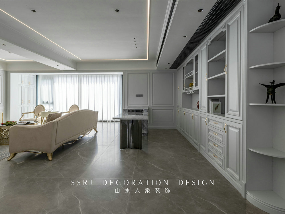 金色華府現(xiàn)代法式風(fēng)格實景裝修效果圖